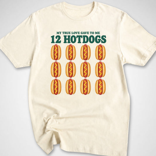 12 Hotdogs T-Shirt product image 1