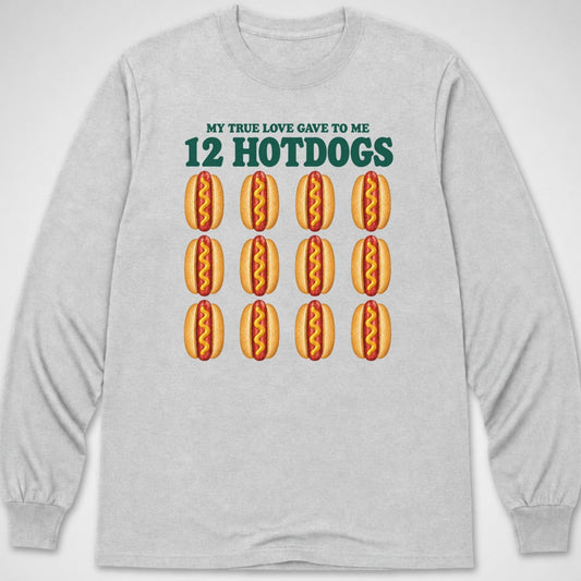 12 Hotdogs — Long Sleeve Tee product image 1
