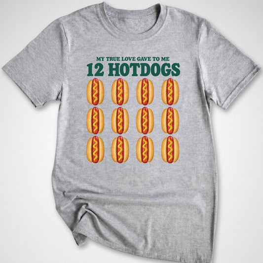 12 Hotdogs T-Shirt product image 2