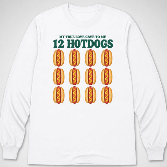 12 Hotdogs — Long Sleeve Tee product image 2